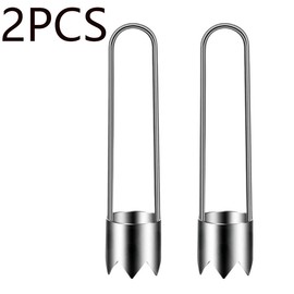 2 Pcs Stainless Steel Fruit Corer for Easy Core Removal – Precision Cutting Tool for Fruits, Vegetables & Kitchen Prep