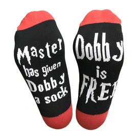 chyoekey Dobby Socks Novelty Cotton Crew Socks for Men Women
