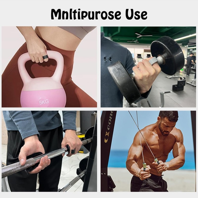 Wnddle Grips for Weight Lifting, Anti-Slip Workout Weight Lifting Grips,