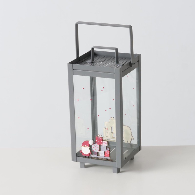 Boltze Home Monti Christmas Lantern 23 cm Pattern Model 2