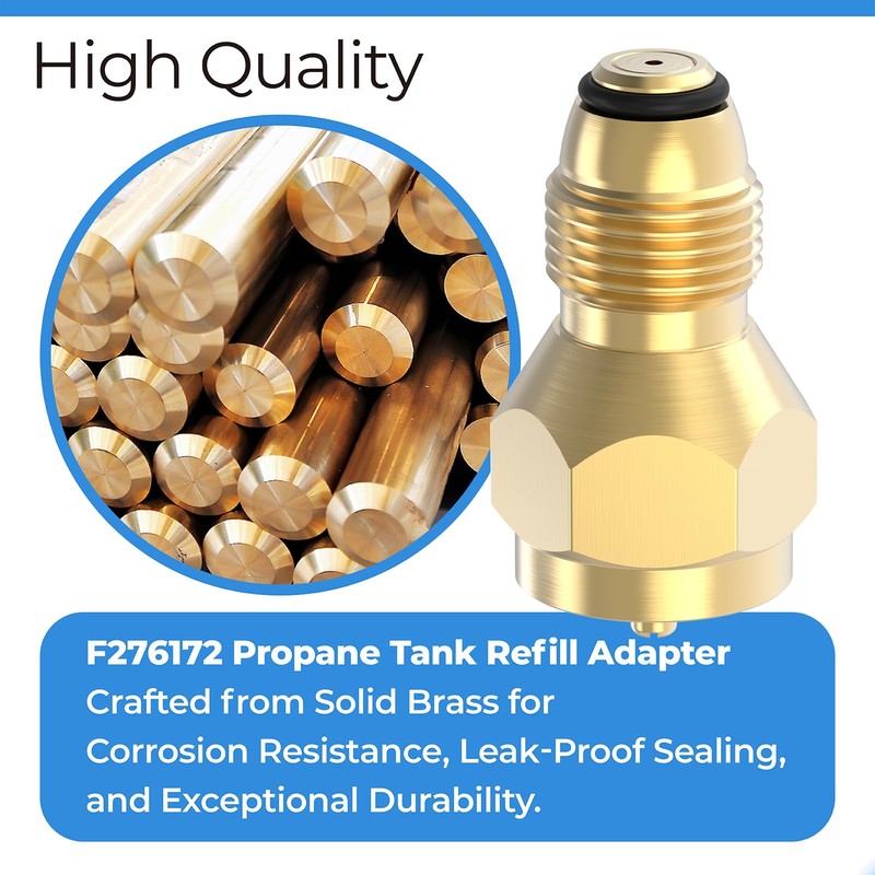 PalpitateC F276172 Replacement for Propane Tank Refill Adapter, fit for