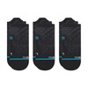 Stance Run Light Tab 3 Pack Socks (Small, Black)