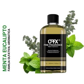 Fine Fragrance, Esencia para difusor aroma Menta Eucalipto, 250ml, ultra concentrada para uso exclusivo en difusores profesionales y aromaterapia