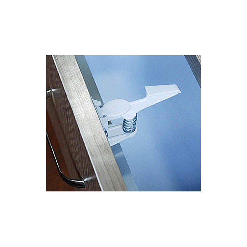 Spring Loaded Cabinet and Drawer Latch pack of 4