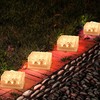 Epicgadget Solar Ice Cube Shaped Brick Light, 4x4x2.15 Inch Ice