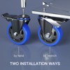 5 Inch Stem Caster Wheels Heavy Duty with Dual Locking