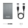 TOOQ TQE-2527G - 2.5" HDD Enclosure (SATA I/II/III up to