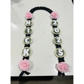 Money Lei (Graduation, Retirement, Special Occasion) ALL BLACK OPEN LEI