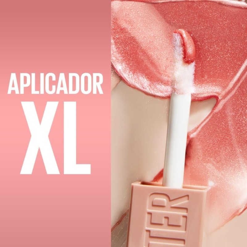 Maybelline Lifter Gloss – Gloss hidratante con Ácido Hialurónico, Tono