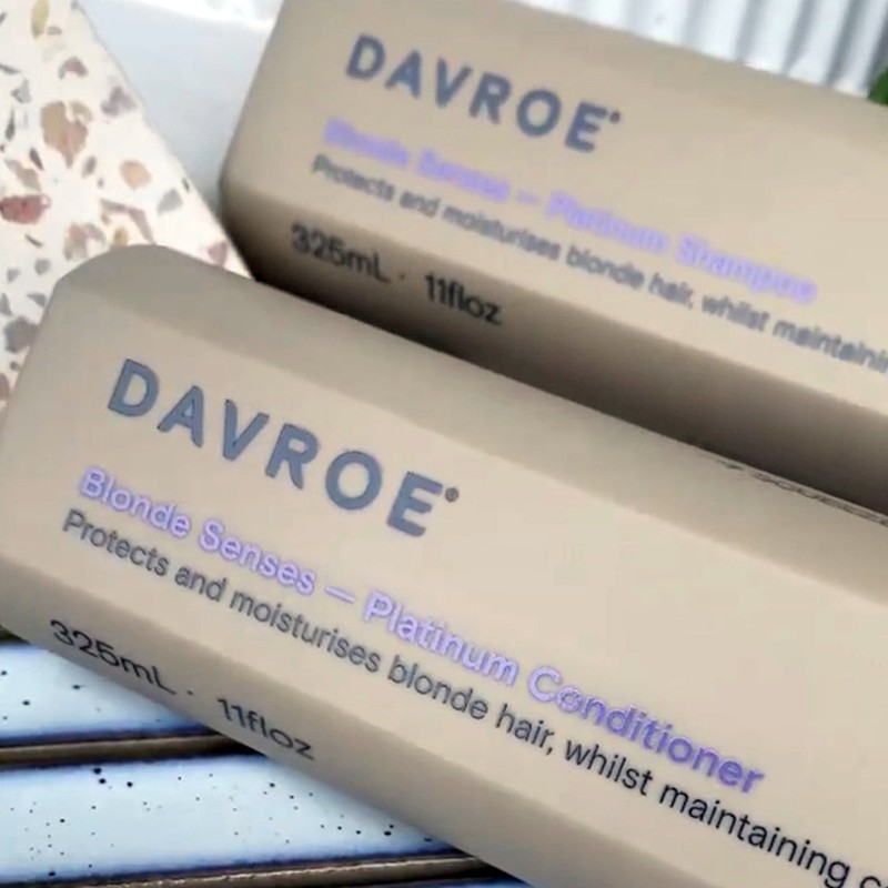 Davroe Blonde Senses Platinum Blonde Shampoo and Conditioner Bundle