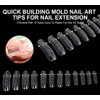 KADS Nail Tips 12 Sizes/10PCS Dual Nail Foam UV Gel