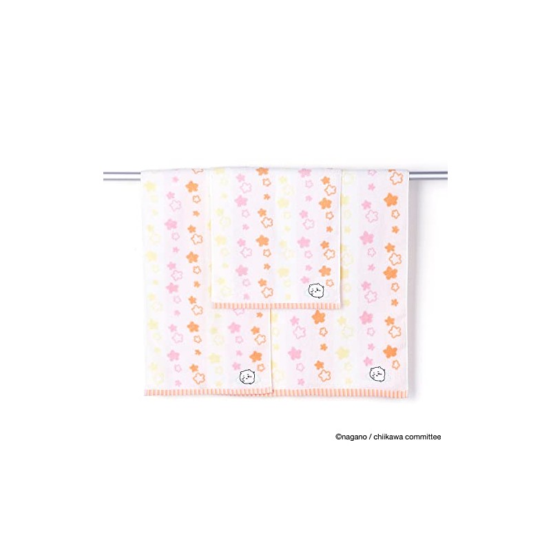 Chiikawa Pop Star Slim Bath Towel, Orange, Pile, Cute, 41-1103180,
