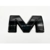 Auto Front & Rear GMC Gloss Black OVERLAY Emblem Badge