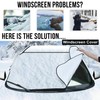 Car Windscreen Cover GENERISE Reversible All Seasons Car Screen Cover