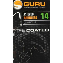 Guru F1 Eyed Hooks: Size 14