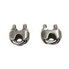 M16 Pack of 2 Stainless Steel Cable Clamp Wire Rope