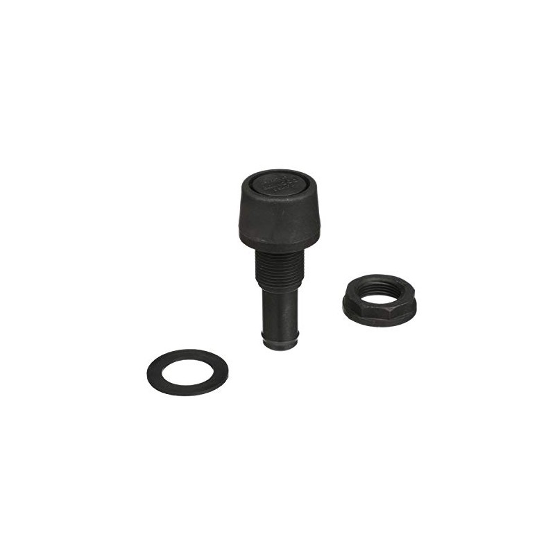 Attwood 1607-3 Polypropylene Fuel Vent, Black