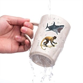 50 Packs Realistic Animals Stickers Water Bottles Laptop Phone Motorcycle Computer Guitar Skateboard Hydroflasks Animals Vinyl Sticker Waterproof Aesthetic Trendy Decals for Teens Girls Adults