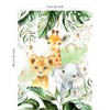 UNIQUE Safari Fabric Panel 29x39 in, Elephant Quilting Panels, Baby