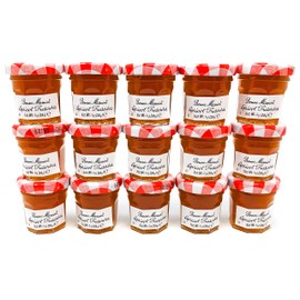 Bonne Maman Apricot Preserve Mini Jars - 1 oz x 60 pcs - Kosher