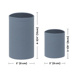 TopTie 6PCS Cooling Wrist Sweatband 4-3/4 Inch, Ice Silk Elastic Cooling Bracelet Wristband for Summer (Black)