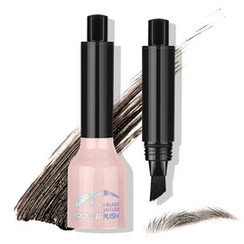 WALULAN Eyebrow Primer with Oversized Brush – Long-Lasting, Smudge-Proof Color for Wild Brows，Long Lasting Color Development Without Shedding Makeup,Vegan Eyebrow Pencil Brush