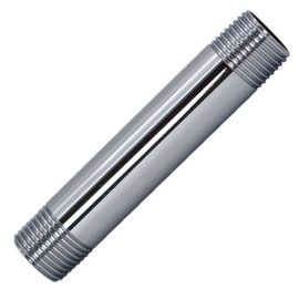 Westbrass 1/2" IPS x 4" Ceiling Mounted Shower Arm with Flange, Polished Chrome, D3604A-26