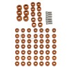 Unbranded Orange Engine Bolt Topper Caps Cover For Harley Touring