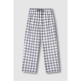Jaju [JAJU/자주] 여 극세사 패턴 파자마 팬츠_라이트 그레이 [JAJU] Women's Microfiber Pattern Pajama Pants_Light Gray