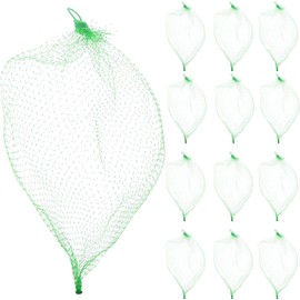 100 Bolsas de Malla Reutilizables para Frutas y Verduras, de Nylon Plegables y Transpirables Gran Capacidad para Almacenamiento en Cocina