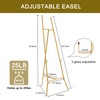 Gold Easel Stand for Sign - Heavy Duty Metal Freestanding