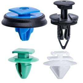 Rexka 10 Sets Fender Flare Door Rocker Panel Moulding Clips Kits for Renegade Fiat 500 5SR17JXWAA 68102758AA 68241251AA 6510891AA