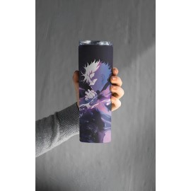 Termo Jujutsu Kaisen Satoru Acero Inoxidable 600ml Negro