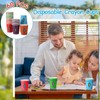 SiliFine 60 Pcs Crayon Paper Cups 8.45 oz Back to