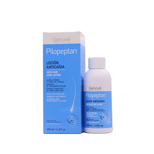 Genové Pilopeptan Hair Loss Treatment for MEN & WOMEN 100ml - For thicker and Stronger Hair - Promote Hair Regrowth and prevent Alopecia.