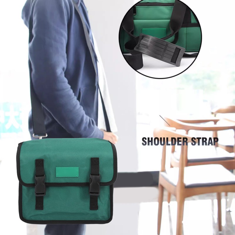 Tool Bag Large Capacity Multifunctional Adjustable Shoulder Strap Ergonomic Handle