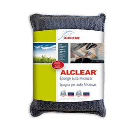 ALCLEAR Italia 950014IF Spugna in Microfibra Ultra Microcar, Colour Antracite-Blue, Semper Morbidissima, Utile per i Finestrini Appannati, Spugna per Cristallo Anteriore, Anti-Appannante