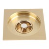 Square Floor Drain Bathroom Shower Waste Grate Brass Constructed Strainer