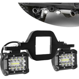 Hitch LED Light, EBESTauto 4 Inch Tow with 2 Inch Towing Hitch Mount Brackets Bar for Truck Trailer SUV Pickup Fit Dual Led Off-Road Driving Light bar