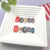 4th of July Press on Nails Short Sqaure Independence Day