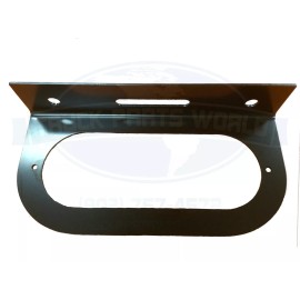 Optronics (4) Trailer Truck Steel 6" Oval Tail Light Guard Mounting Brackets