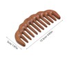 Handmade Wooden Wide Tooth Comb Natural Scalp for Men for