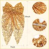 Long Sequin Bow Clips Women Girls Big Glitter Hair Clips
