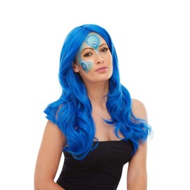 Smiffys Smiffys Make Up FX, Peacock Aqua Set, Face Paints, Glitter Pot & Applicators