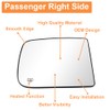 Senzeal Passenger Side Tow Mirror Glass Heated Tow Mirror Replacement