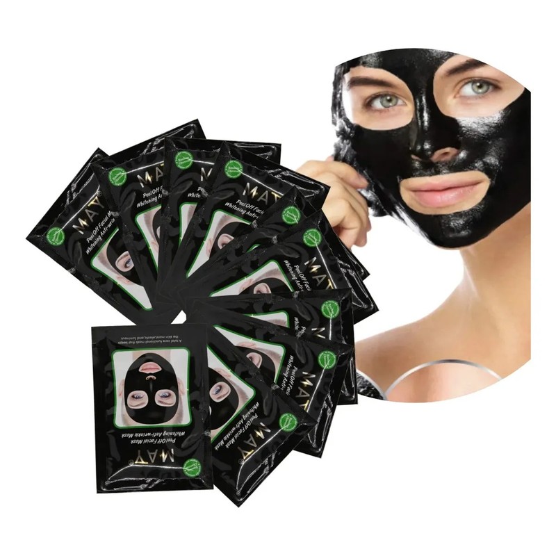 10 Cuidado Facial Mascarilla Negra Carbón Act Puntos Negros Todo