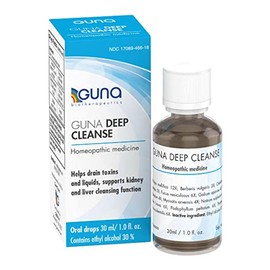 GUNA Guna Deep Cleanse Homeopathic All Natural Systemic Body Cleansing, Toxin Release, Liver and Kidney Support and Detoxification - 1 Ounce