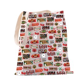 PXTIDY Las Vegas Casino Party Favor Tote Bag Slot Machine Poker Dice Lovers Gifts Gambling Tote Bag Welcome To Las Vegas Gift