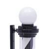 DNYSYSJ Barber Pole Black White LED Light,Outdoor Barber Shop LED