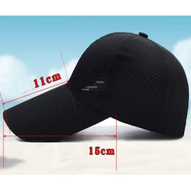 YEKEYI Outdoor Quick Dry Baseball Cap with Long Bill,UPF 50+ Sun Hats for Men and Women